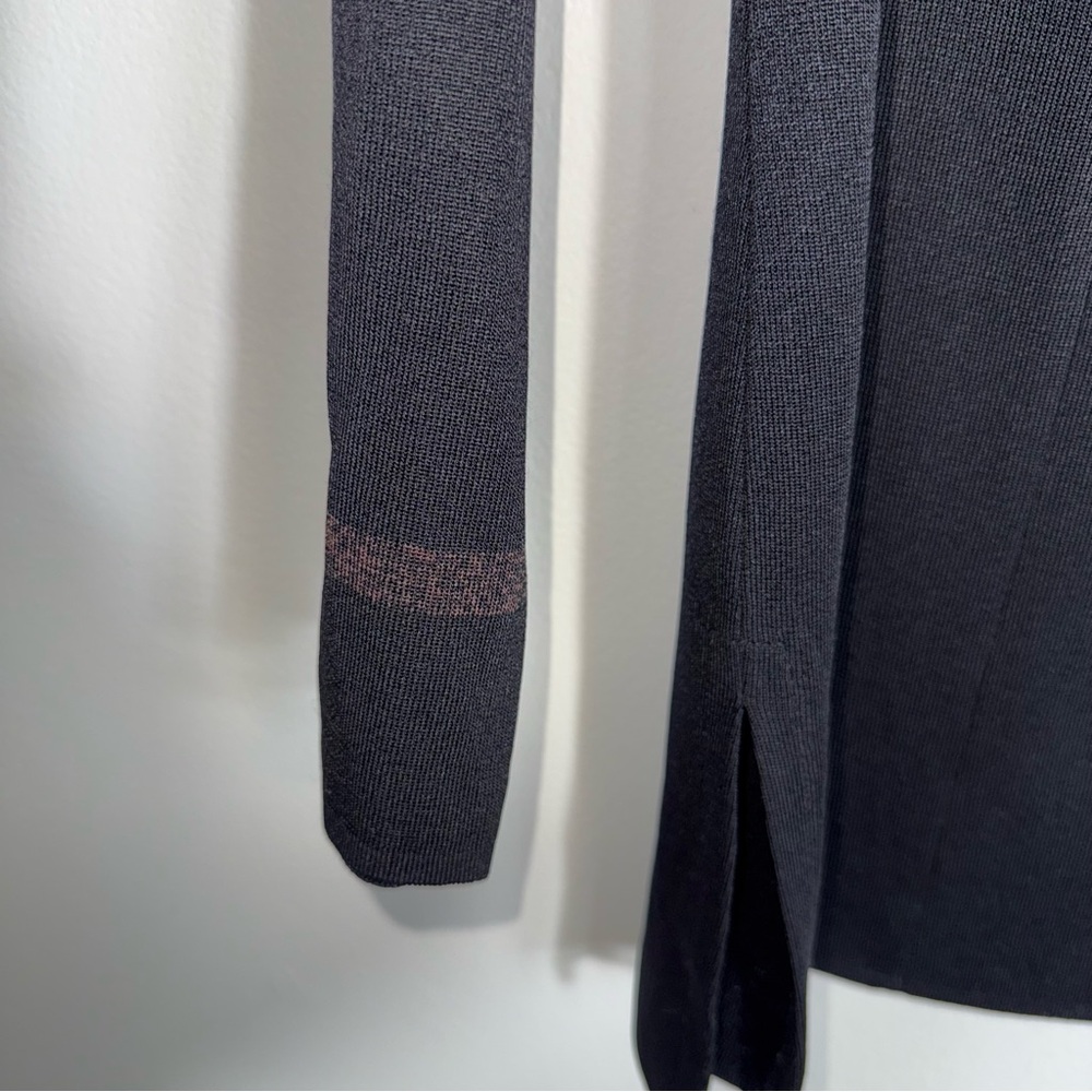 Exclusively Misook Button Front Jacket Blazer-Bla… - image 5